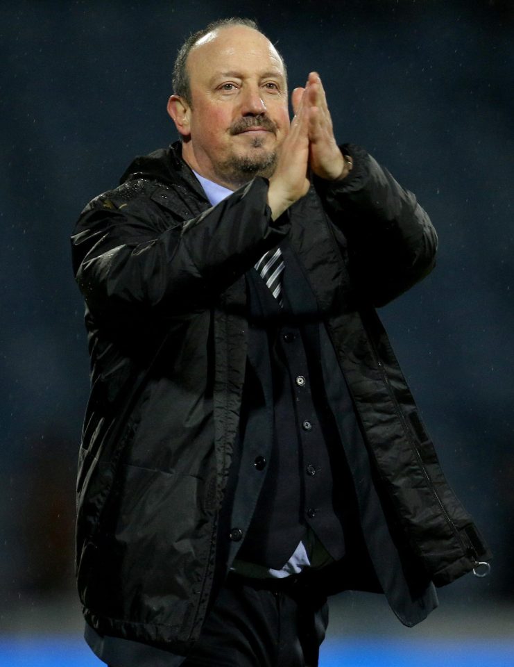  Boss Rafa Benitez salutes a battling Newcastle win to put them five points clear