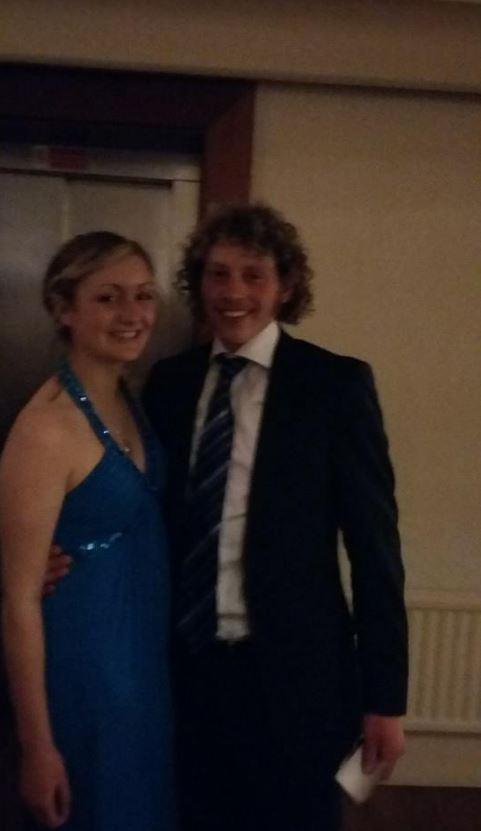  Dan, a farmer in Cornwall, pictured with girlfriend Nicola Woodley