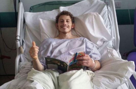  Dan Eames thought he had man flu but when he went to hospital doctors told him he had cancer