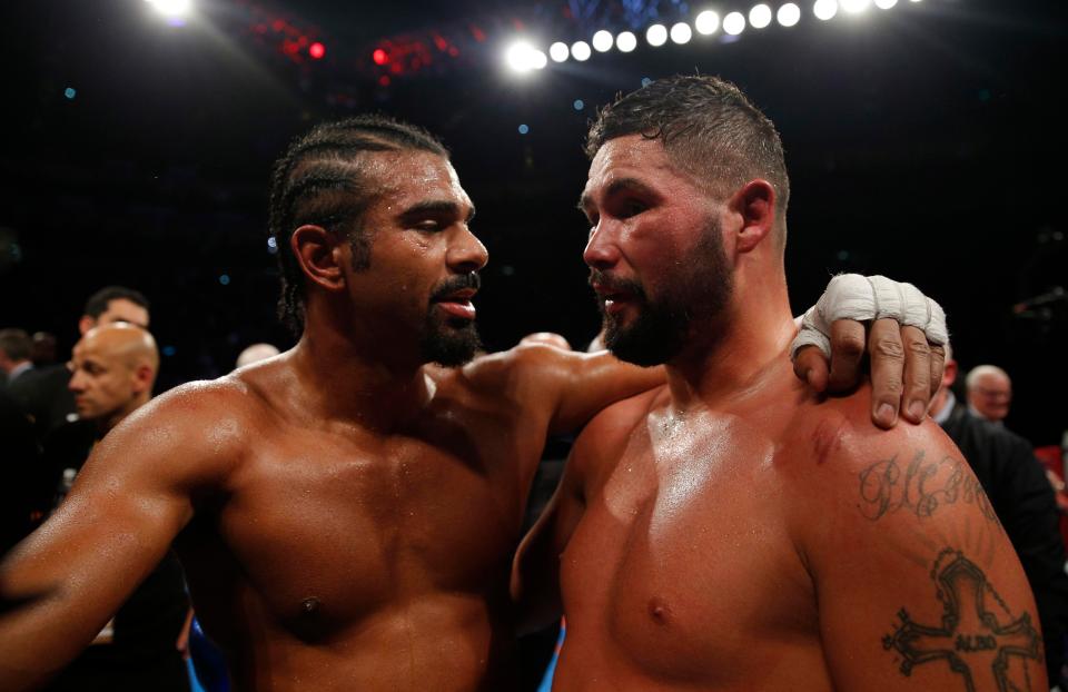  After the fight it was revealed Tony Bellew told David Haye to stop