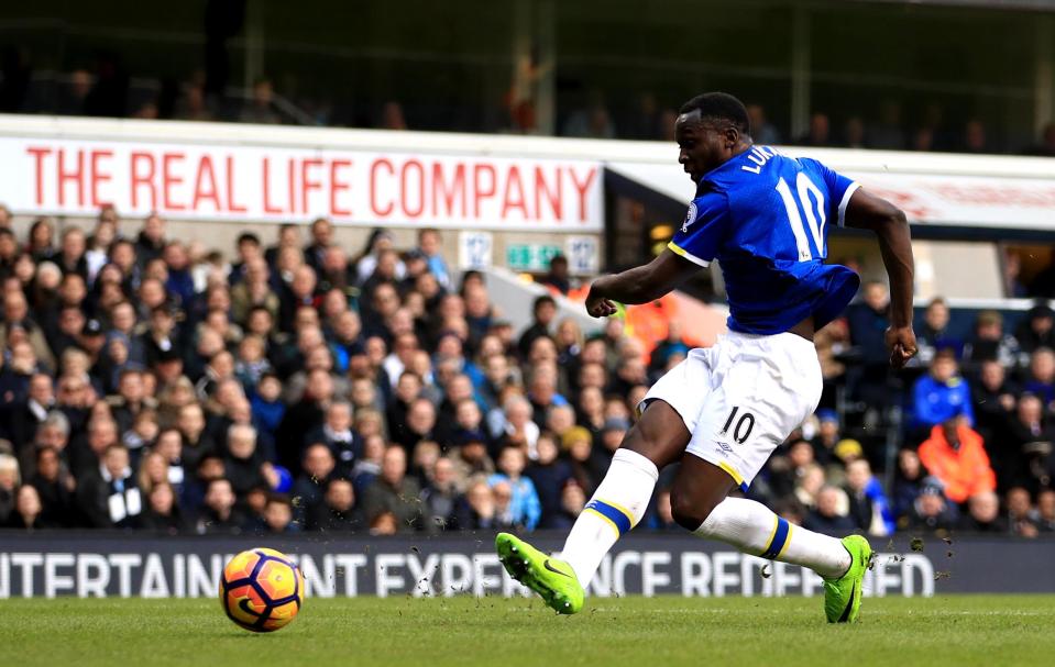  Lukaku is level at the top of the Premier League scoring charts on 19 goals