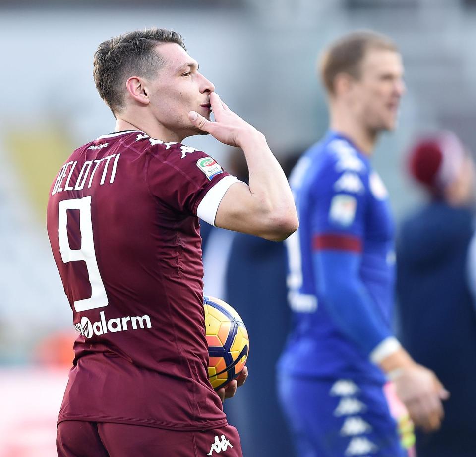  Andrea Belotti has netted 27 goals in 32 appearances this term