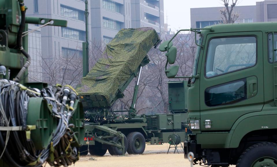  Japan has responded by deploying PAC-3 surface-to-air missile launchers used to shoot down incoming rockets