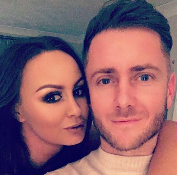 Chanelle, pictured here with her partner Ryan Oates, was scared she’d been diagnosed with cancer