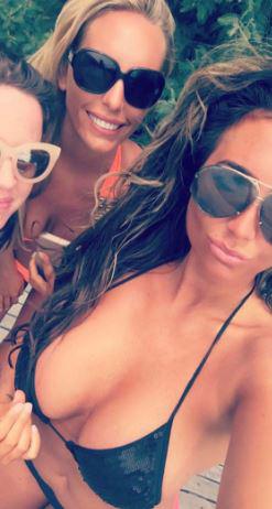 Lauren Goodger shared a bikini clad throwback photo on Instagram