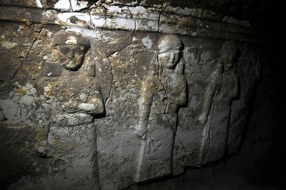  The tunnels are filled with beautiful artefacts dating back nearly 3,000 years to the Assyrian period in history