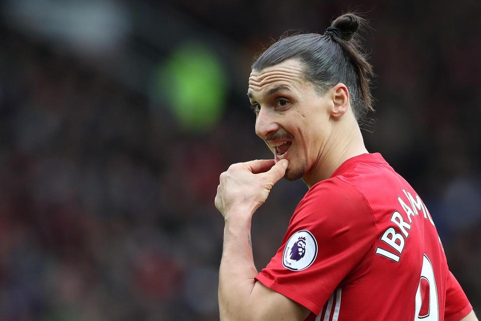  Ibrahimovic's Manchester United contract expires at the end of the season