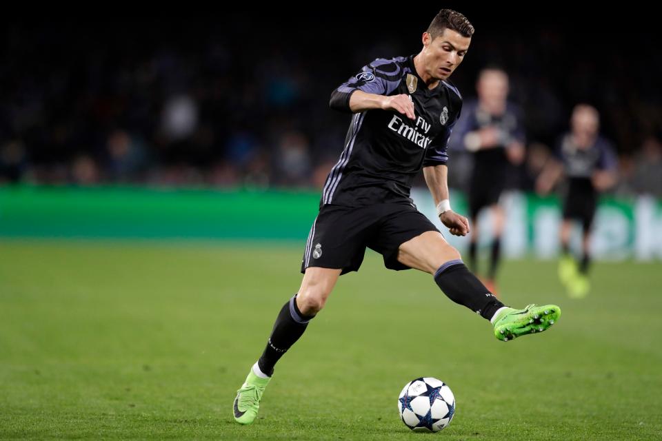  Cristiano Ronaldo endured a frustrating night personally against Napoli