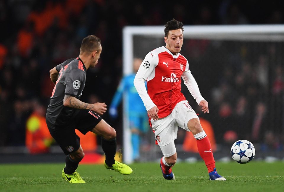  Mesut Ozil has declared his ambition to win the Champions League with Arsenal