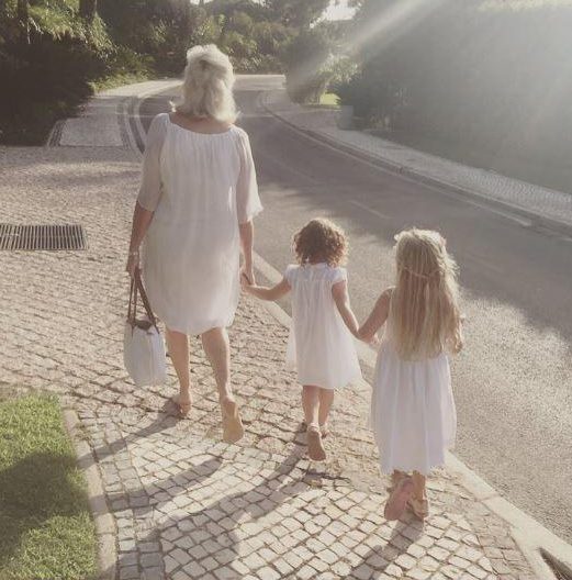  Holly shared this sweet snap of her mum, daughter and niece to mark International Women's Day