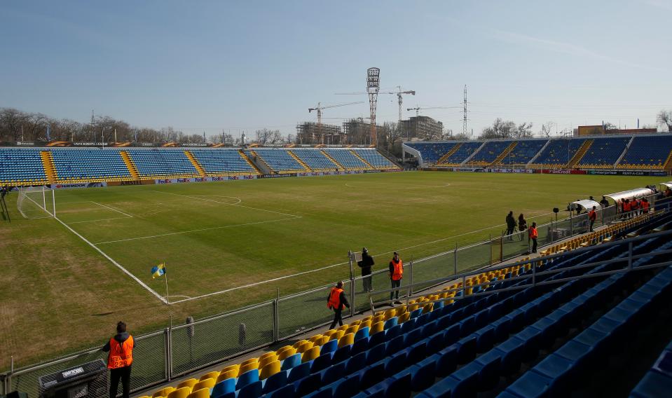  The Rostov pitch only has 24 hours to recover ahead of Thursday's game