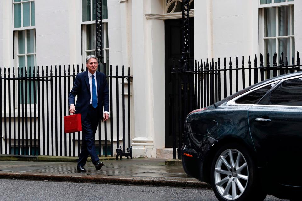  The Chancellor has left No11 as he heads to Parliament to deliver his Budget speech