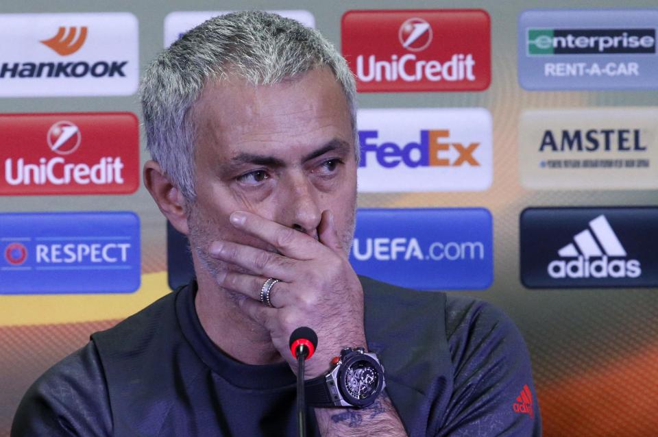  Jose Mourinho called the Rostov pitch 'unplayable' during his press conference