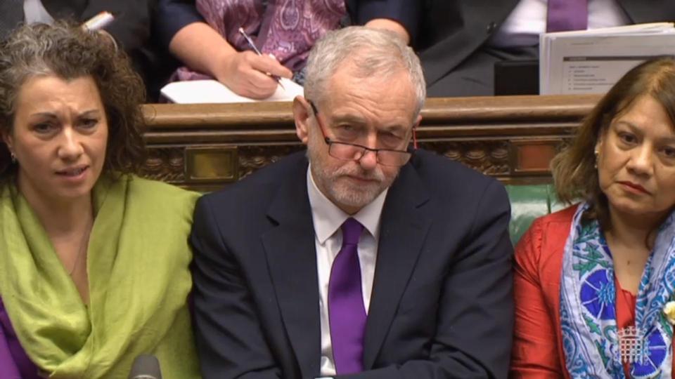  Jeremy Corbyn was the butt of several of the Chancellor's jokes