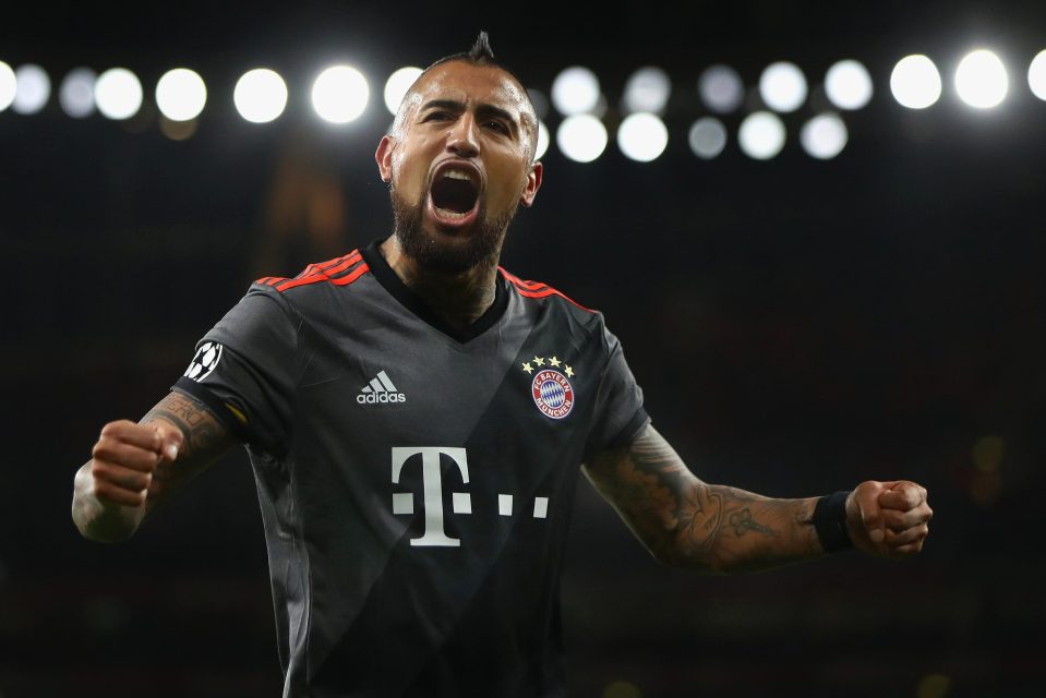  Arturo Vidal scored the final goal to round off the 5-1 victory