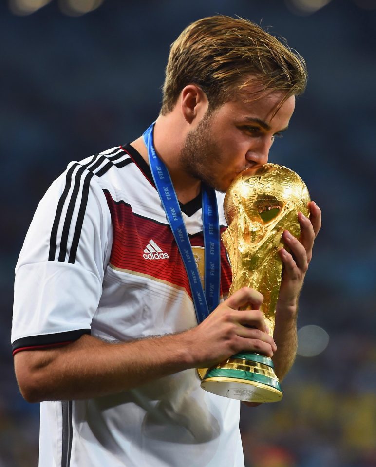  Mario Gotze won the World Cup with Germany in 2014