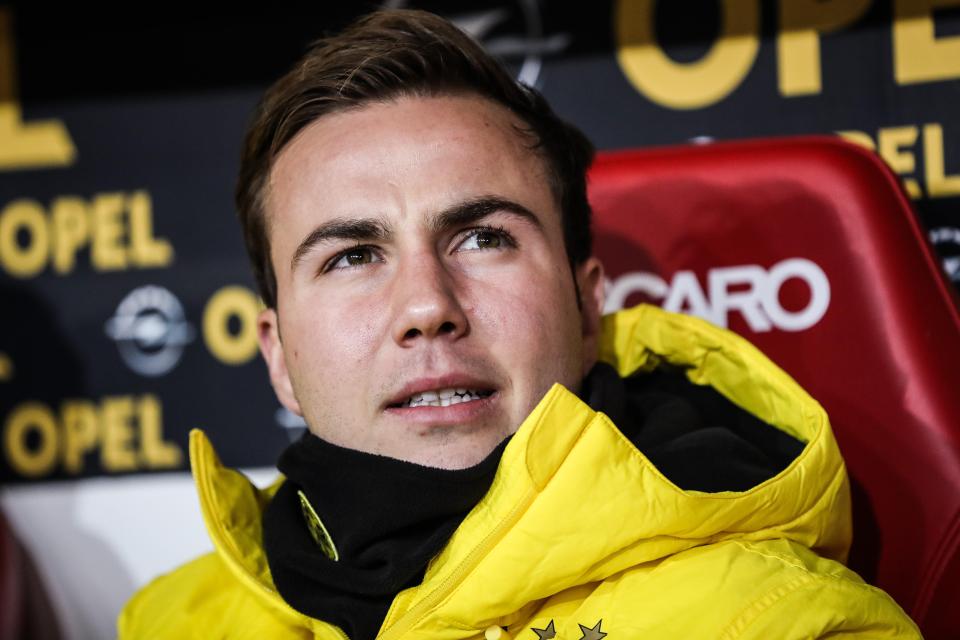  This season Mario Gotze has spent more time on the bench that he would like