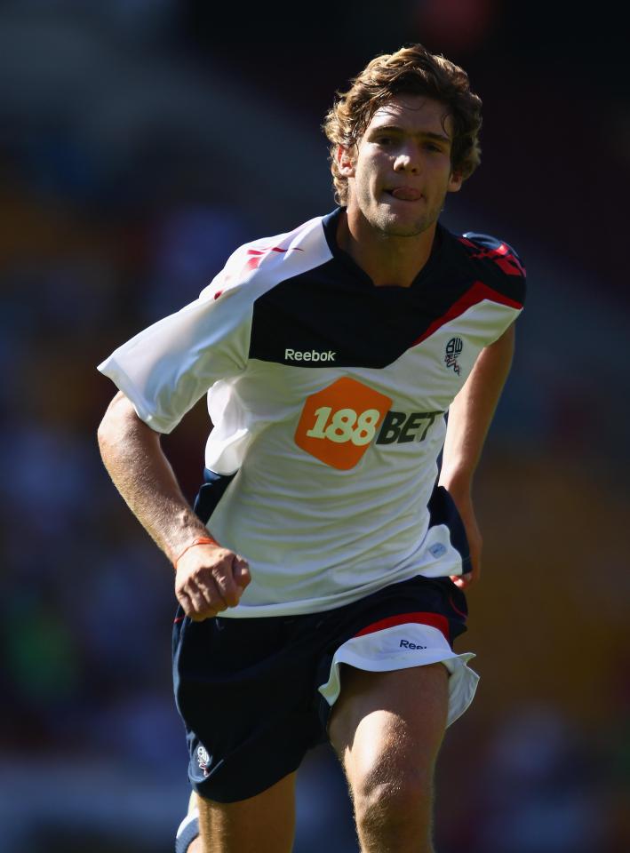  Marcos Alonso during his three-year spell at Bolton