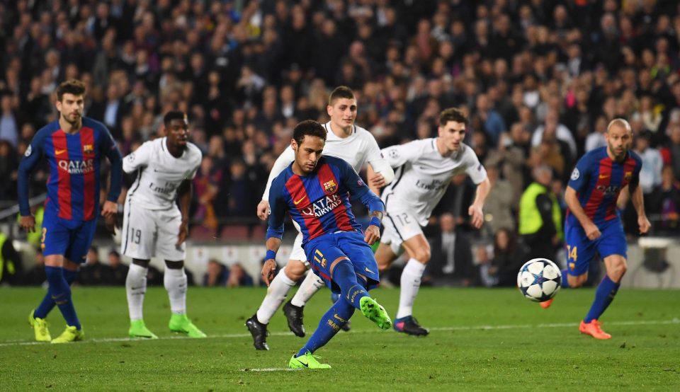  The Brazilian maestro then stroked home a penalty as Barca went 5-1 up - but surely there wasn't time for a sixth?