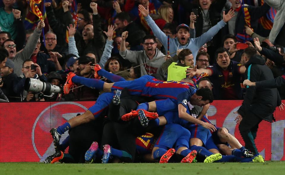  There were tears all around the Nou Camp as Barcelona pulled off the impossible on a dramatic night