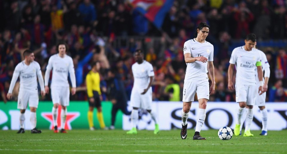  Quite how the PSG players can come back from this monumental defeat is anyone's guess