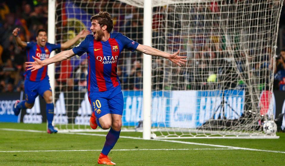  Sergi Roberto scored an unforgettable 95th minute winner