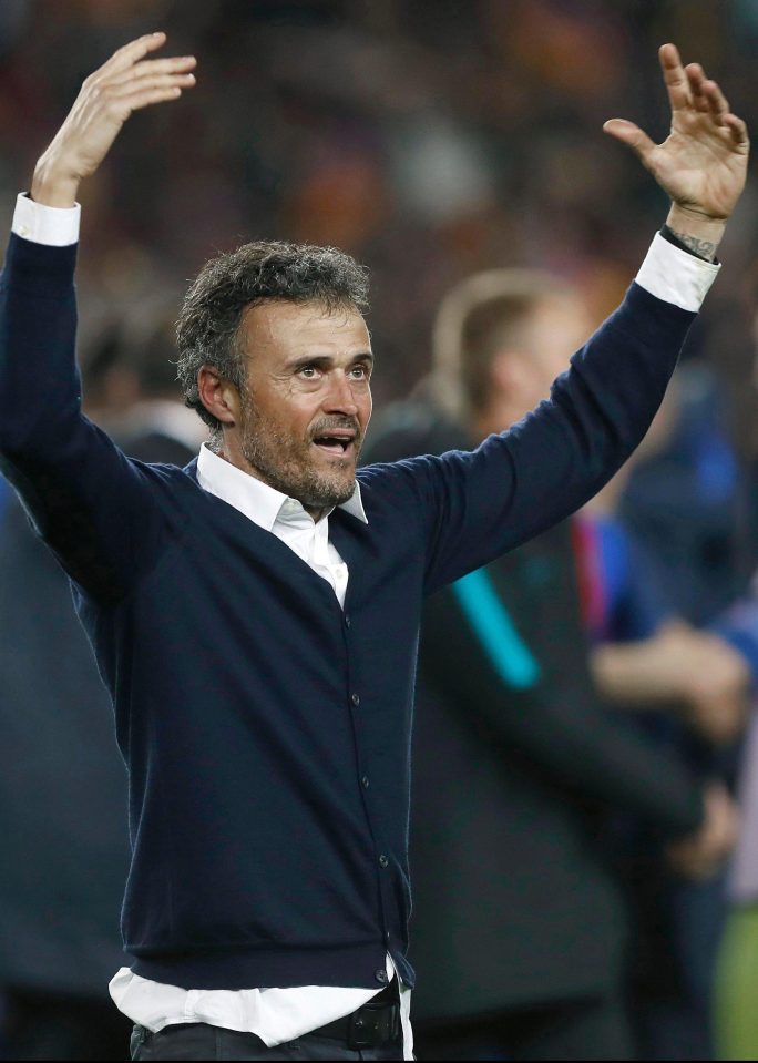  Barcelona's Luis Enrique decided it was time to leave the Nou Camp