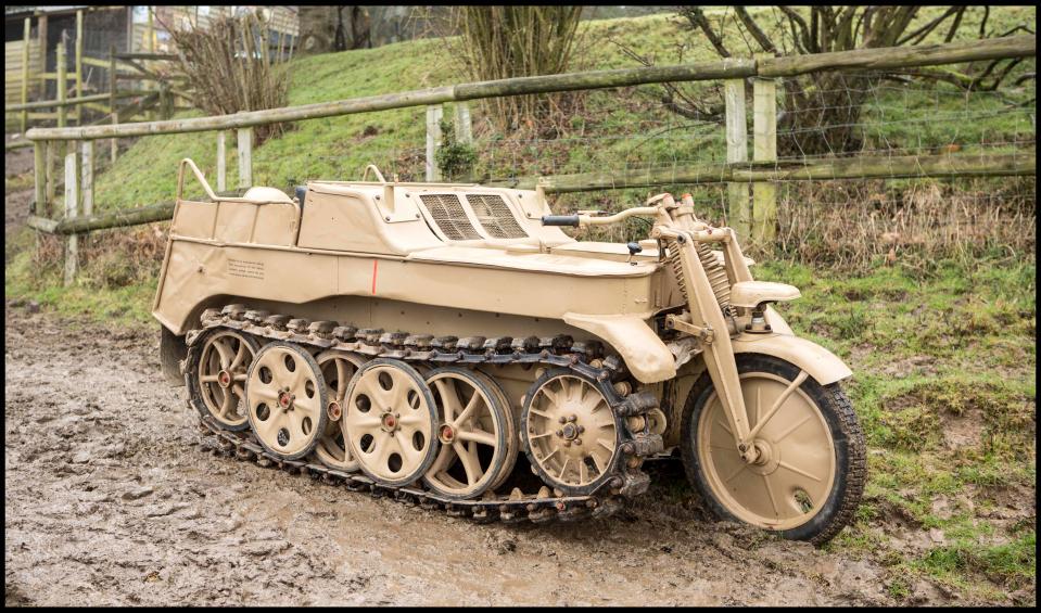  The Nazi's WWII 'Kettenkrad'.