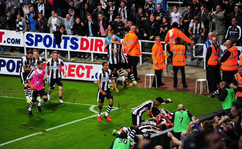  Newcastle scored twice deep into stoppage time to down Norwich in 2016