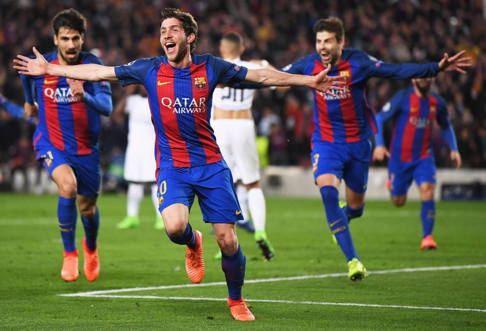  In contrast Barcelona put Paris Saint-Germain to the sword after a 4-0 first-leg defeat