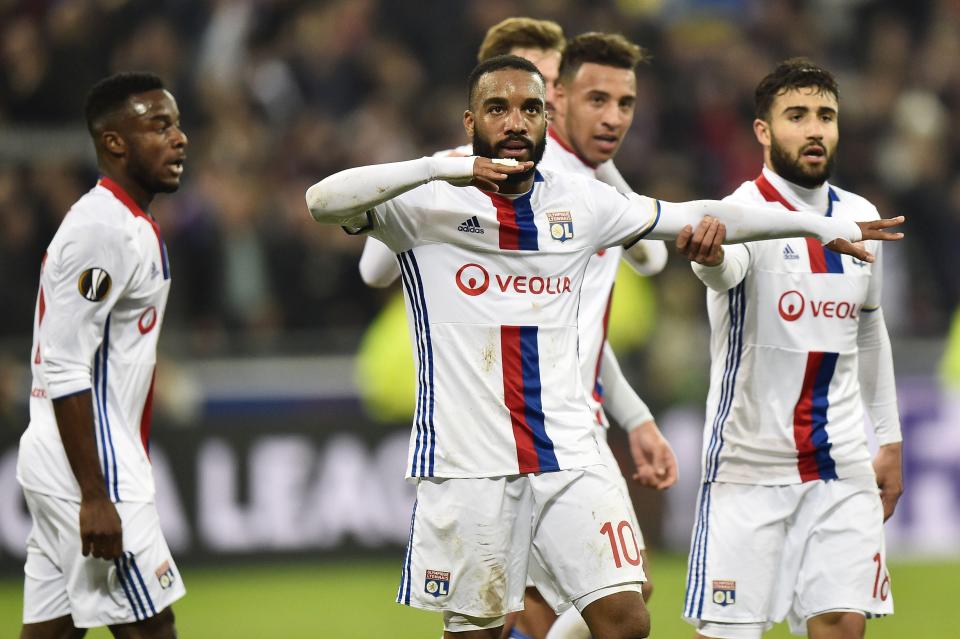  Lyon hotshot Alexandre Lacazette has scored 28 goals so far this season