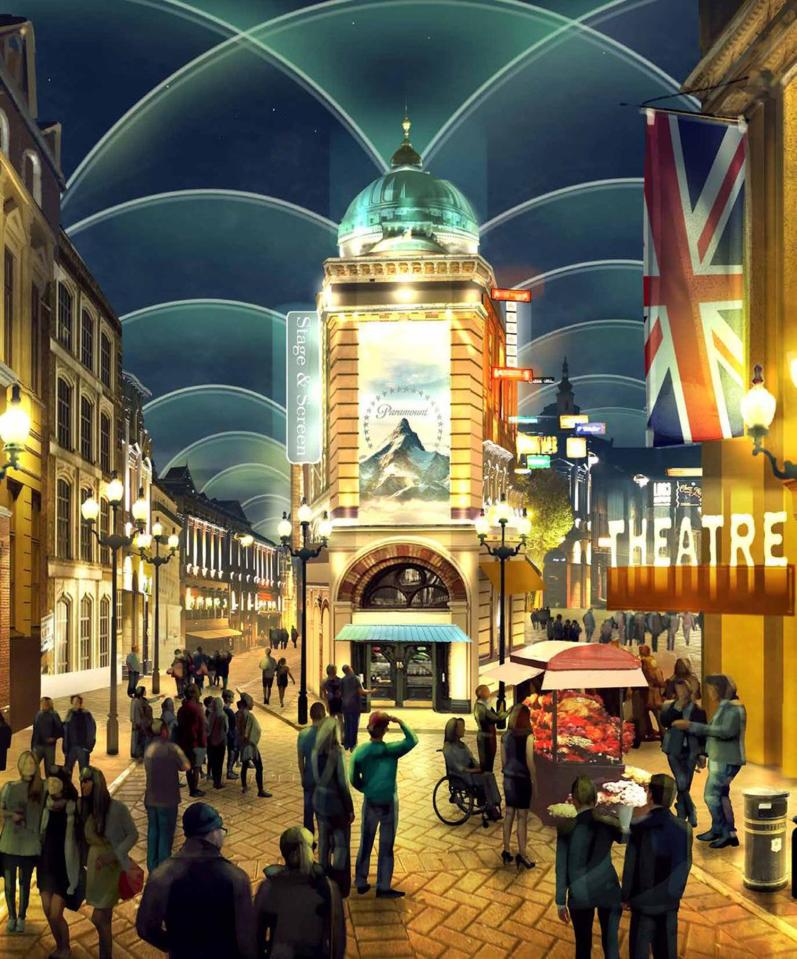  The studios were also the inspiration behind the park’s name – London Paramount