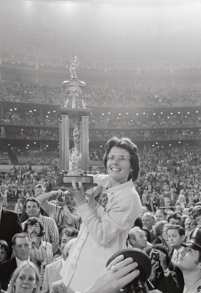  Billie Jean King was the No 1 female player in the world when she took part in the Battle of the Sexes