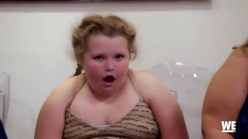  Honey Boo Boo was shocked when she saw her mum in the dress