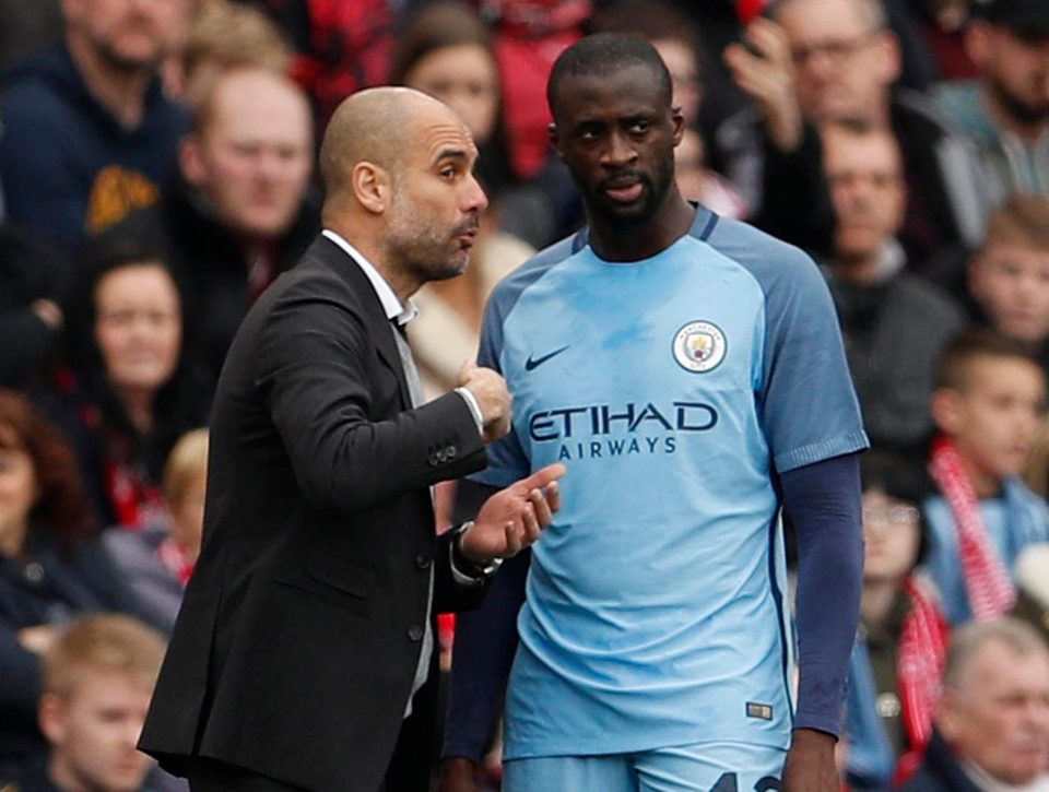  Pep Guardiola hasn't offered Yaya Toure a new contract