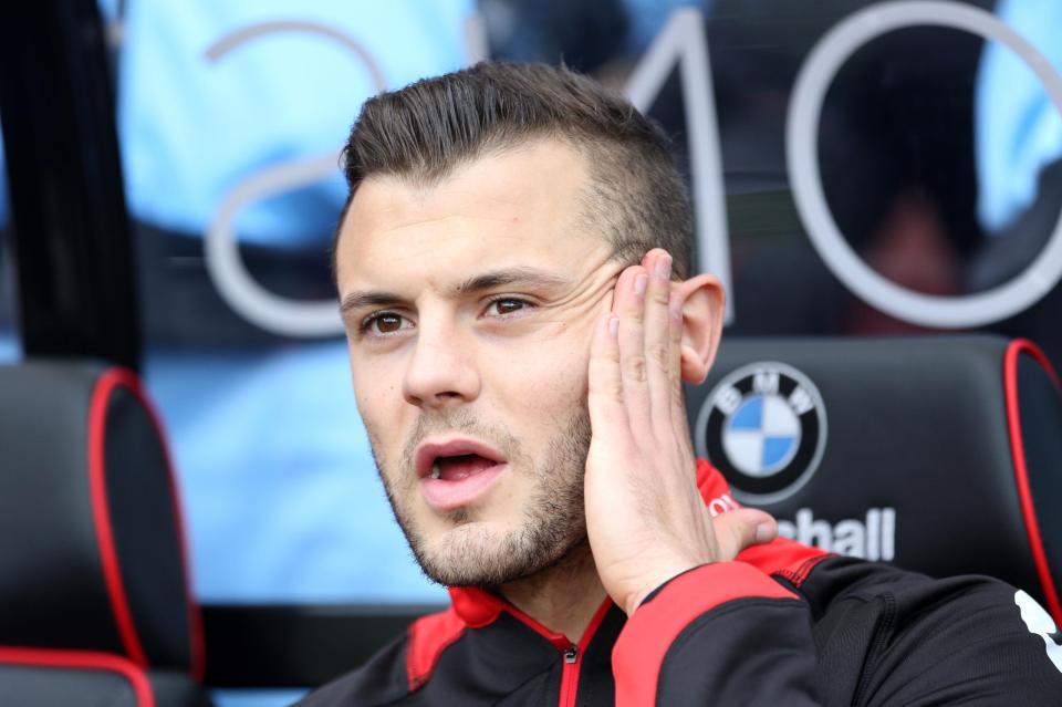  Jack Wilshere has struggled to get a start while on loan at Bournemouth recently