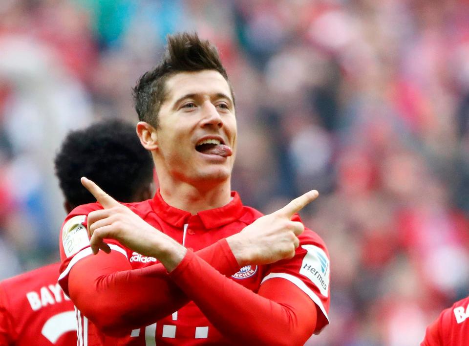  Lukaku is an admirer of Bayern striker Robert Lewandowski