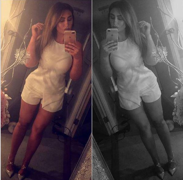  Lauren Goodger has hit back at photoshop claims