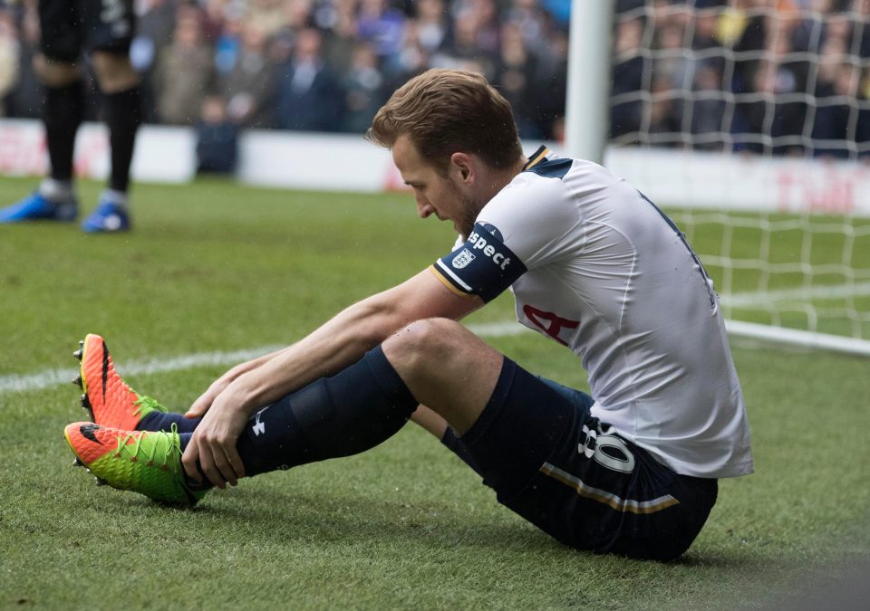  Harry Kane is hoping to be back quicker than expected from his ankle injury