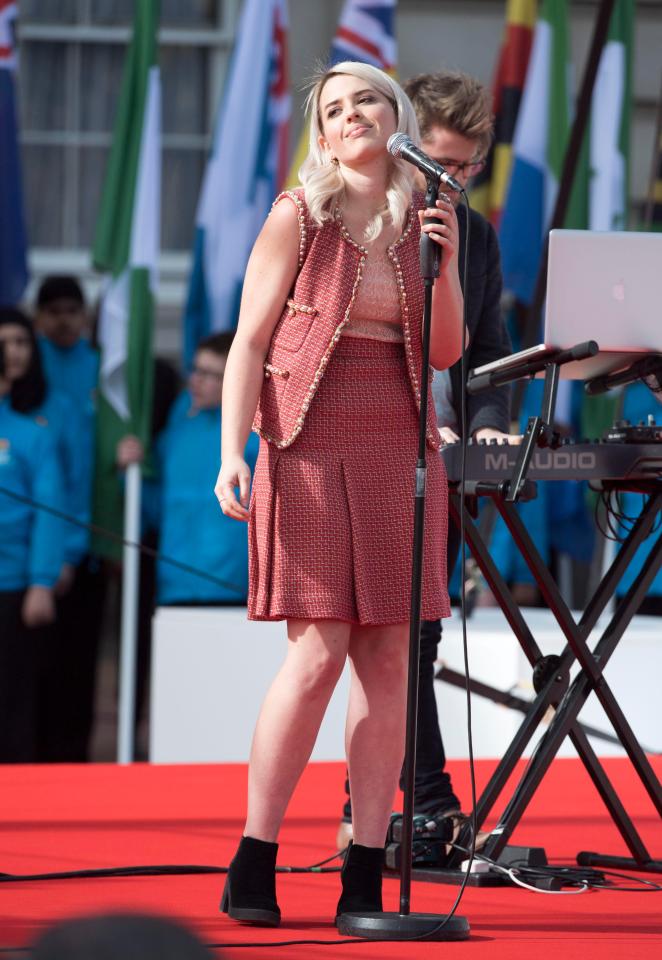  Australian singer Lucy Mason also rocked the event