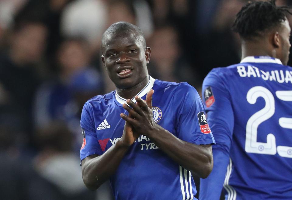 N'Golo Kante scored the only goal of the game as Chelsea defeated Manchester United in the FA Cup earlier this month