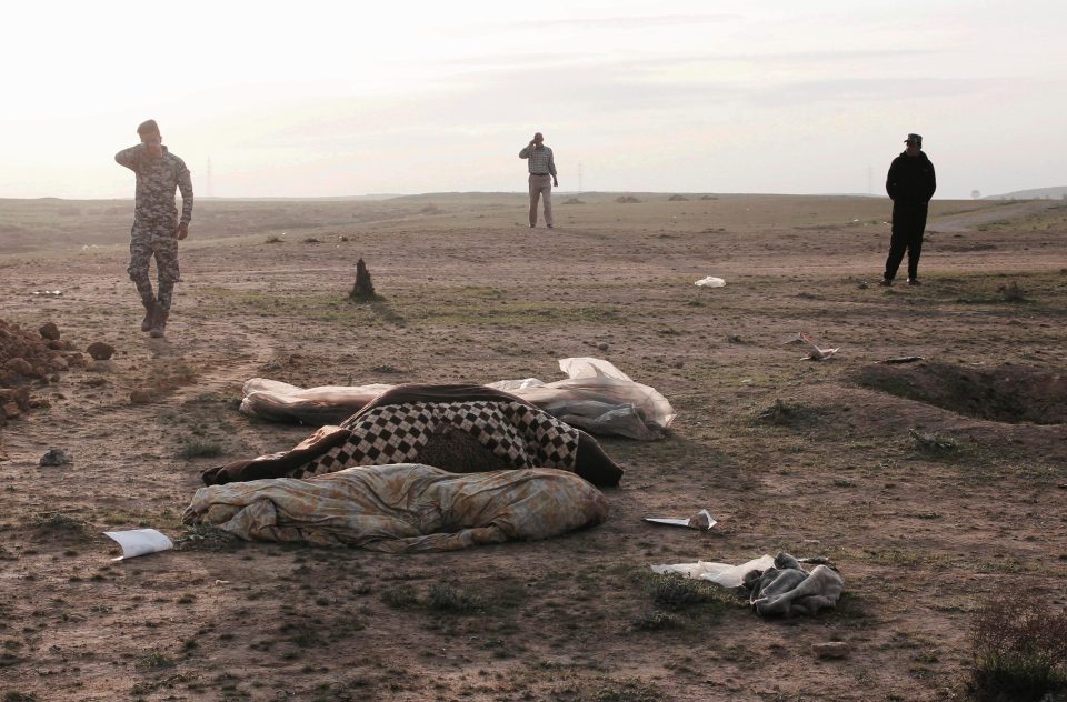  Forces from the Hashed al-Shaabi group found the huge grave