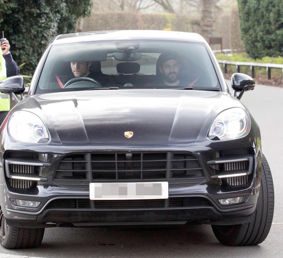  Marcos Alonso's choice is a £85,000 Porsche Cayenne, with Cesc Fabregas in the driving seat