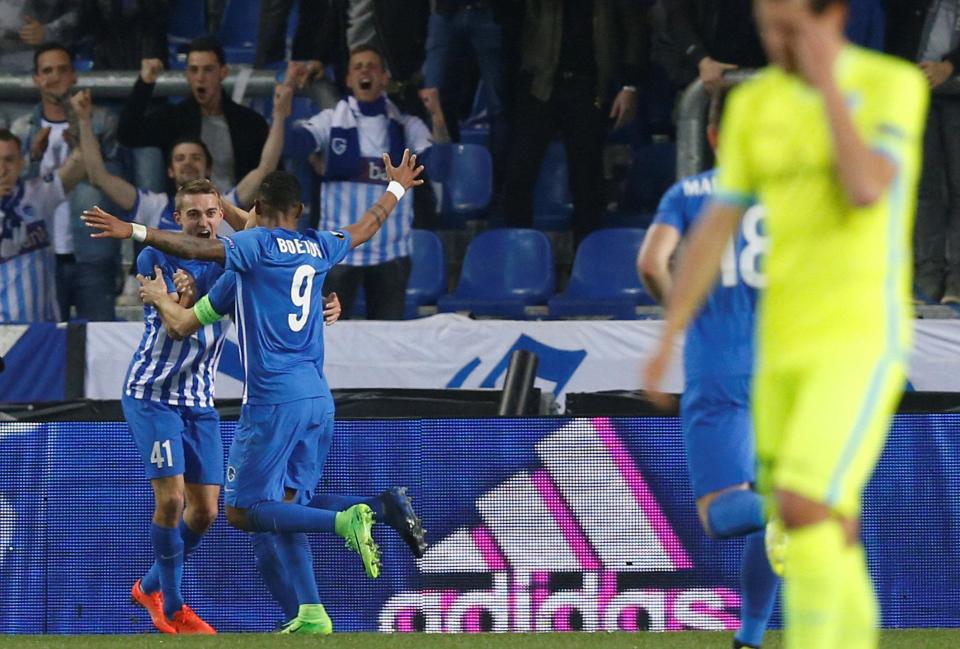  Belgium side Genk knocked out rivals Gent with a 6-3 aggregate win