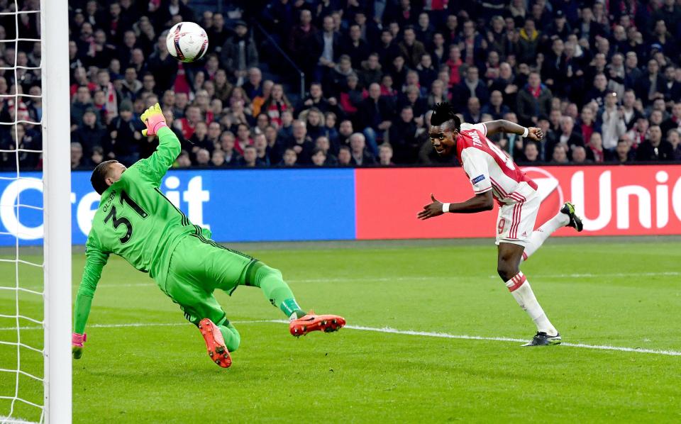  Bertrand Traore headed home Ajax's opener to send them on their way