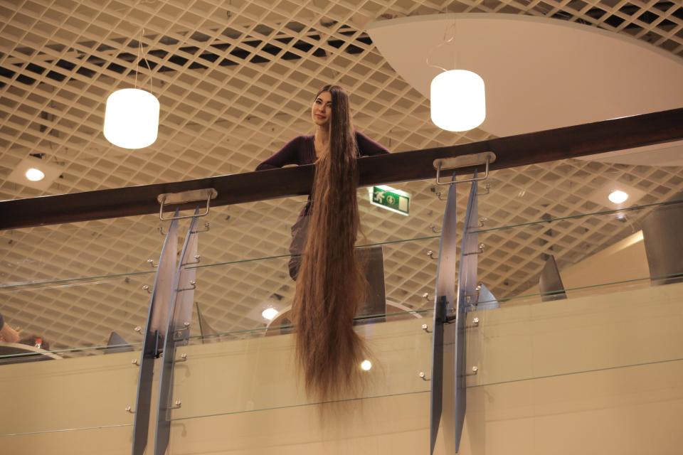  Despite the challenges of life with ultra-long hair, Aliia has no plans to chop her flowing locks any time soon