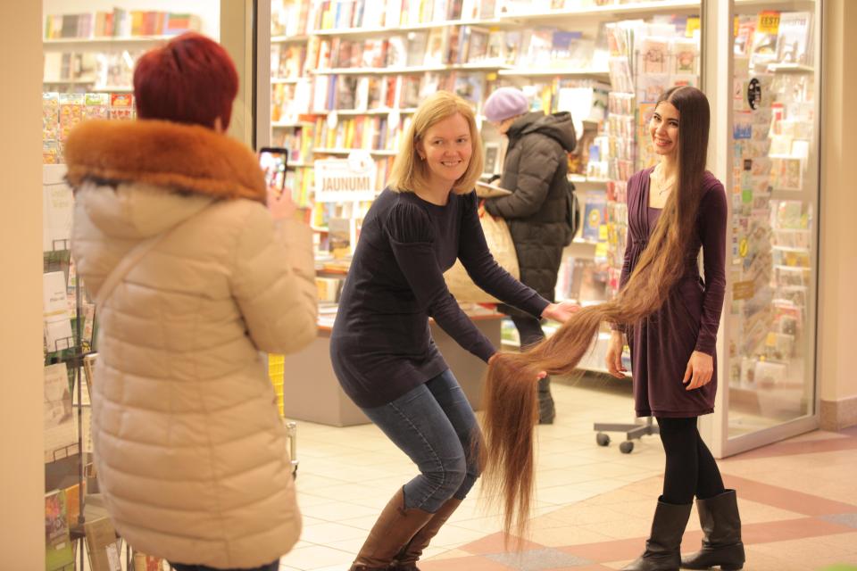  She said that her massive mane attracts stares when out in public