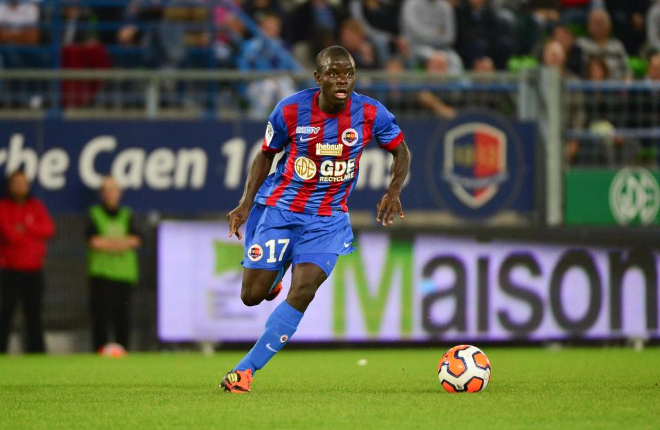  N'Golo Kante was an unknown prospect while he was at Caen