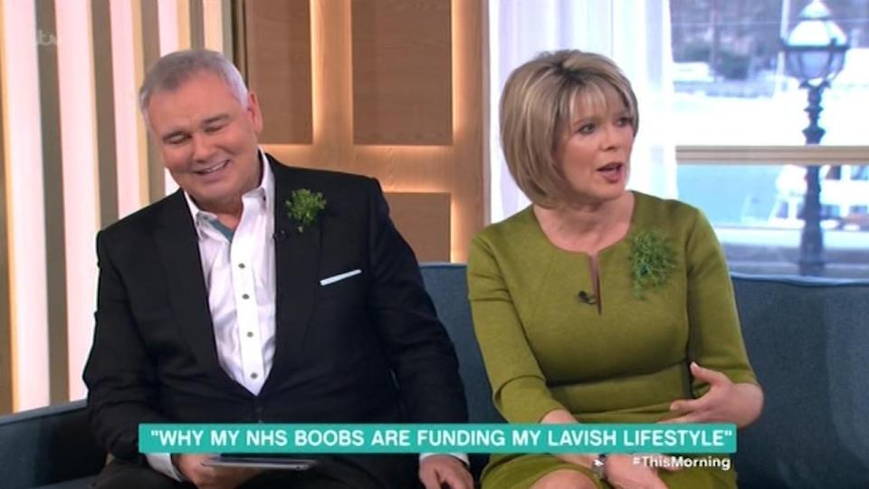  Josie openly flirted with Eamonn Holmes in front of his wife Ruth Langsford