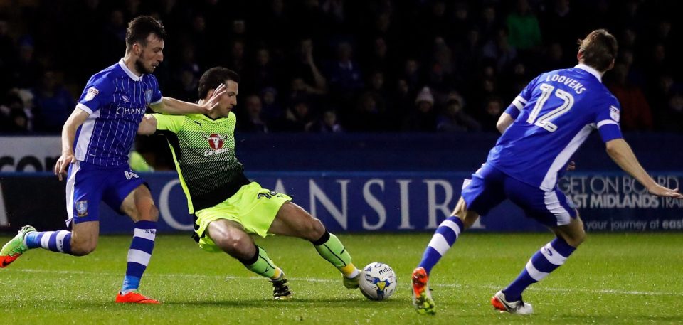  Yann Kermorgant fires home in the 13th minute